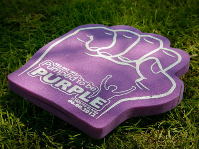 Pumped to be Purple Fist Pump Pumped to be Purple Fist Pump