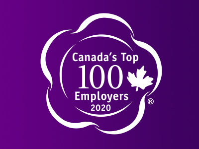 Canada Top 100 Employers 2020 logo